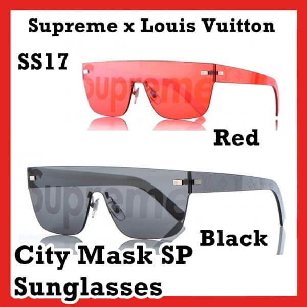 ルイヴィトン シュプリーム 偽物 サングラス シュプリーム x ルイヴィトン City Mask SP Sunglasses SS 17 2017201116CC7