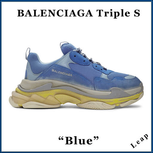 バレンシアガ トリプルs コピー バレンシアガ 激レア ゲリラ販売 Triple S Trainer Blue 8031508