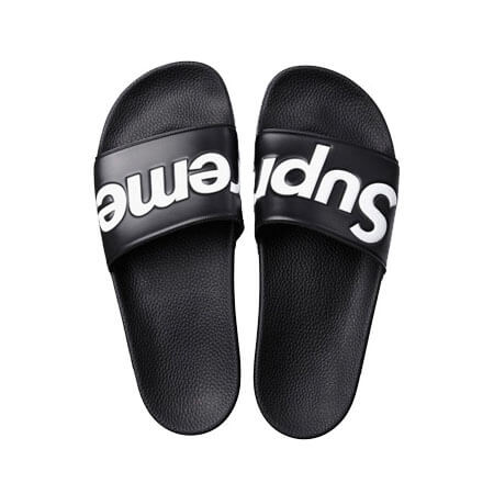 夏日風✦シュプリーム サンダル 偽物 Slides Sandals Black 夏のスリッパに最高です！21E21C1
