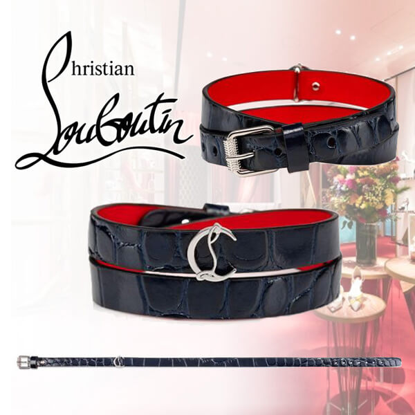 ルブタン コピー Bracelet Double Tour Logo Loubilink ブレスレット 1215095U692