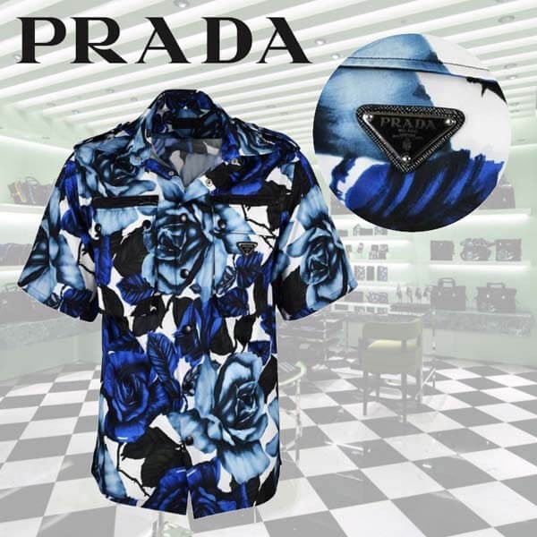 【夏を先取り】プラダ オーバーサイズシャツ 偽物 21080511