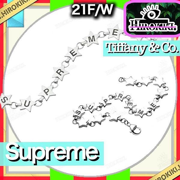 21FW Supreme x Tiffany Fake Necklace Star 手链 21111506