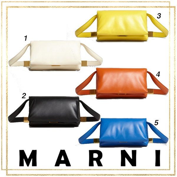 マルニ コピー leather bag レザー スモール プリズマ バッグ 5色 P529800N99