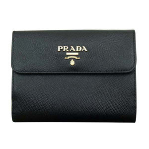 プラダ スーパーコピー財布 二つ折り財布 サフィアーノ メンズ レディース 1M0523 UZF F0002