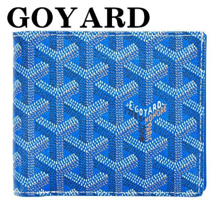 ゴヤールコピー 財布 二つ折り財布 メンズ レディース ブルー APM110 10 BLEU 高級