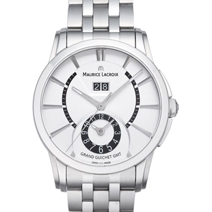 モーリスラクロア ポントス グランギシェ GMT PT6208-SS002-130 新品 腕時計 メンズ
