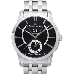 モーリスラクロア ポントス グランギシェ GMT PT6208-SS002-330 新品 腕時計 メンズ