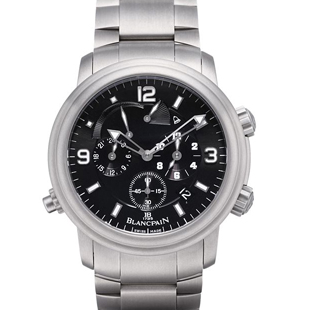 ブランパン レ・マン GMT アラーム 2041-1230-98B 新品腕時計メンズ