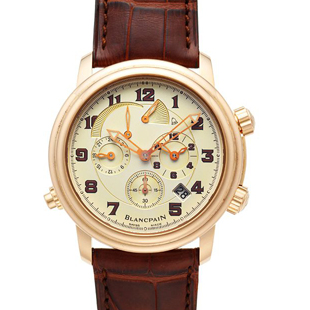 ブランパン レ・マン GMT アラーム 2041-3642M-53B 新品腕時計メンズ