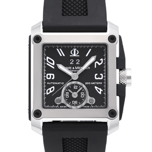 ボーム＆メルシェ ハンプトン スクエア デュアルタイム MOA08749 新品 腕時計 メンズ 送料無料