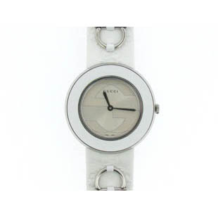グッチ時計コピーグッチUプレイレディース シルバー YA129419
