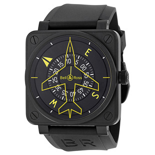 ベルアンドロスAviation Heading Indicator Limited Edition Watch BR01-92 女性 レディース 腕時計