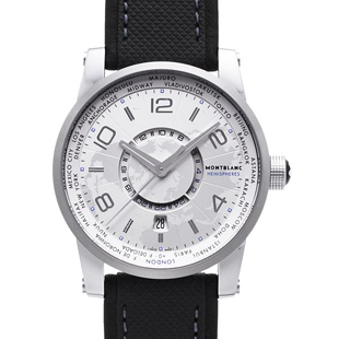 モンブラン108955タイムウォーカー ワールドタイム エスミフェール 新品腕時計メンズ送料無料