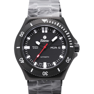 チュチマ パシフィック ブラック オートマティック 677-31 新品 腕時計 メンズ 送料無料