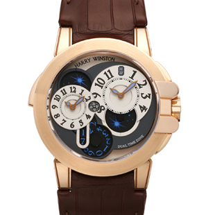 ハリー・ウィンストン オーシャン デュアルタイム 400/MATZ44RL.W 新品 腕時計 メンズ 送料無料