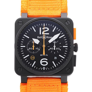 ベル＆ロス BR03-94 カーボンオレンジ リミテッド BR03-94 CARBON ORANGE 新品 腕時計 メンズ 送料無料