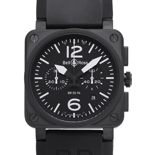 ベル&ロス BR03-94 クロノグラフ BR03-94-BL-CA 新品腕時計メンズ送料無料