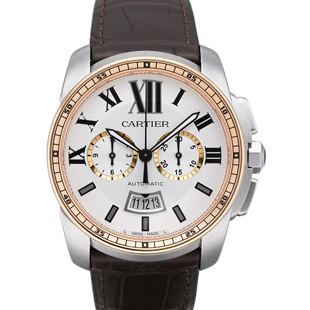カルティエ カリブル ドゥ カルティエ クロノグラフ W7100043 新品腕時計メンズ送料無料