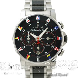 コルム アドミラルズカップ クロノグラフ レガッタ2005 985.631.20 新品腕時計メンズ送料無料