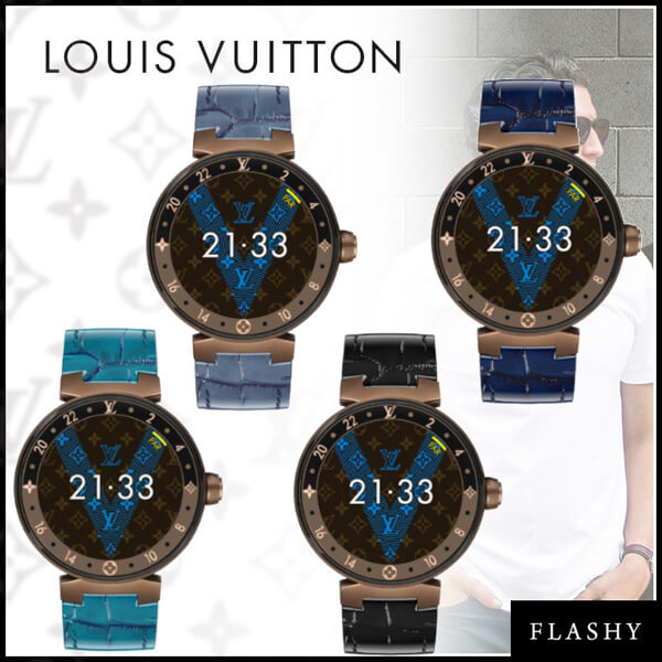 新作【ヴィトンx デジタル時計 】タンブール ホライゾン メンズ腕時計 9060801