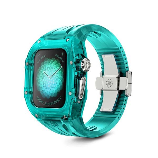 便利でgolden concept 偽物 Apple Watch Case RSTR45 AQUA MINT