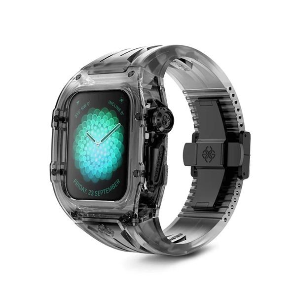 最安値挑戦golden concept コピー Apple Watch Case RSTR45 SMOKEY BLACK